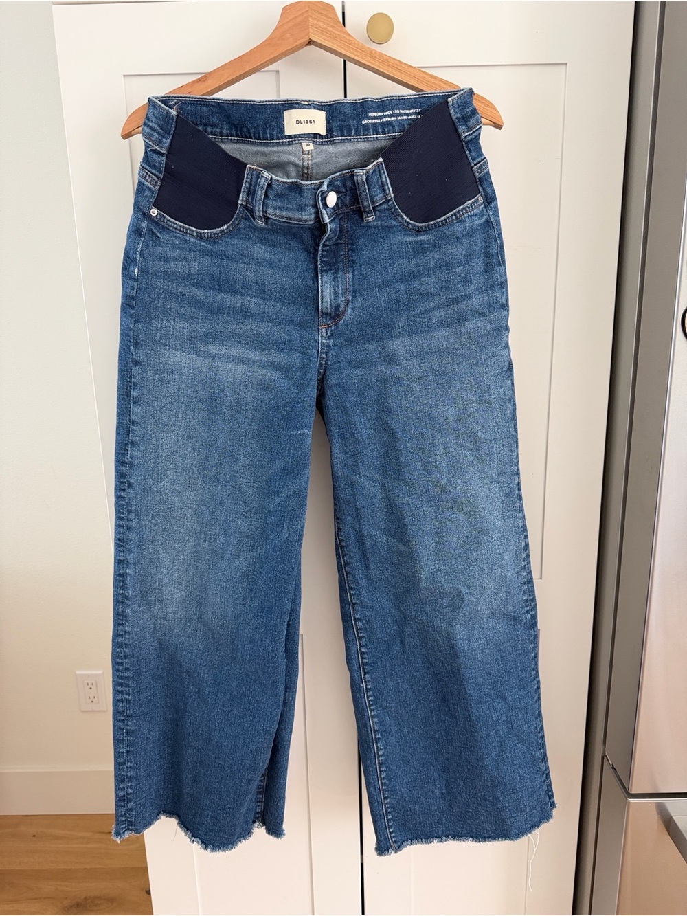 DL1961 Hepburn Maternity Wide Leg Jeans